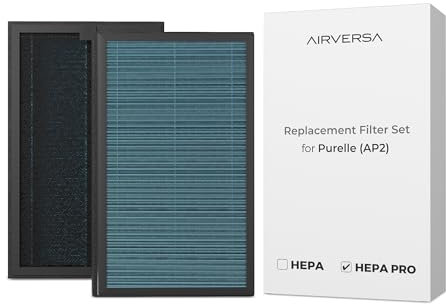 [Official] True HEPA Pro Replacement Filter (99.99%) - Only for Airversa AP2 Purelle - 3-Stage Filtration - Genuine Original Equipment Manufacturer Filters