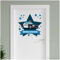 Finest Folia personalisierbarer Türaufkleber Wandtattoo Kinderzimmer für Tür Wand Mädchen Jungen Wandaufkleber mit Wunschname Wunschtext Türschild Aufkleber (02 Polizeiauto)