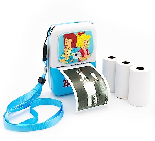 Bibi und Tina Kinderkamera mit lustigen Filtern - Digitalkamera für Kinder ab 3 Jahre mit sofort Funktion zum Bilder ausdrucken - Kinder Kamera, Fotoapparat für Mädchen & Jungen