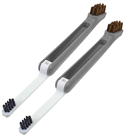 2Pièces Brosse De Nettoyage Multifonctionnelle pour Cuisinière Et Hotte Outil Pratique en Acier Inoxydable pour Enlever Taches Et Graisse
