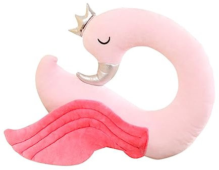 Homoyoyo U-förmiges Nackenkissen Für Reisen Im Auto Oder Flugzeug Weiches Flamingo-Cartoon-Kissen Für Den Nacken