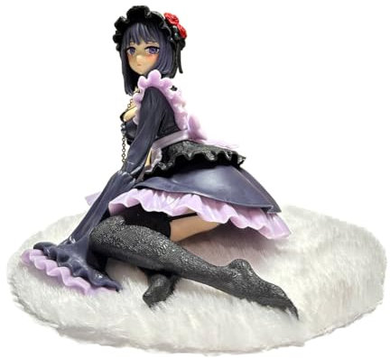 Anime My Dress Up Darling Figure Kitagawa Statue Marin Figurine Manga Personnage 15 cm PVC Nouveau style robe de soubrette assis Modèle de collection Décoration de bureau