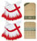 Premium Reusable England Bunting - 84 Euro 2024 Bunting Flags, Bunting Outdoor Waterproof, Euro 2024 Decorations, Euro Football 2024 Flag Bunting, Garden Bunting (2-pack: 92ft, 84 England Flags)