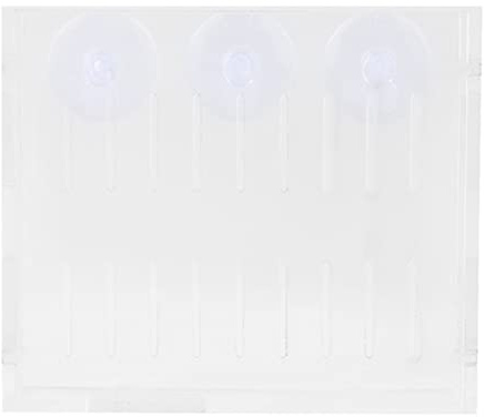 Yctze Aquarium Plant Water Grass Cup with Suction Cups, Landscape Plant Cultivation Basin for Fish Tank, Glass Planter Pot for Floating Tropical, Shrimp Safe, Hanging Hyacinth Bulb