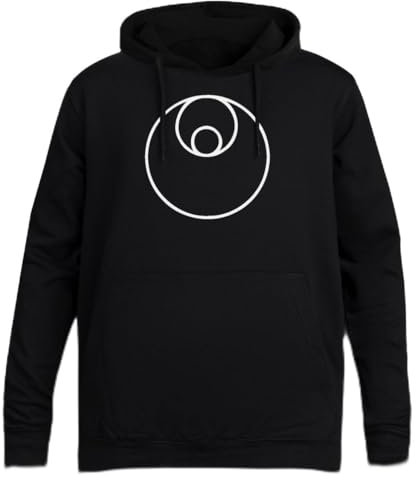 MAGITONE Diagramme De 3 Soleils À Problèmes Corporels Pull À Capuche Noir Unisexe sans Genre