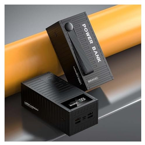 2024 New Super Fast Charging 66w Power Bank, Ultra-High Capacity Power Bank, Portable Charger,Power Bank Fast Charging,Large Capacity Powerbank with LED Display for Phone, Tablet (Black, 50000 mAh)