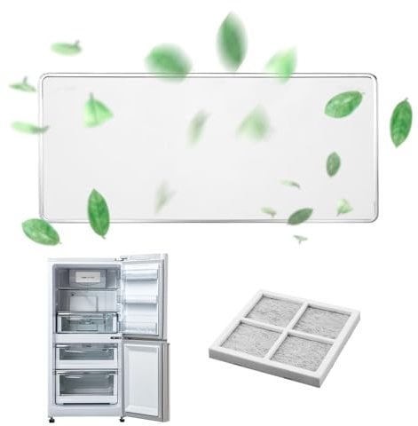 Gosknor MCR66849208 MCR66849219 Filter Cover Decor for LG Refrigerator, Fresh Air Filter Cover Refrigerator Cover Decor Accessories Parts Replace LMXS28626M LFXS26566M LMXS28636S, etc.