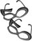 CHILDWEET 2 Paar 50 Party-Requisiten Gastgeschenke zum 50. Geburtstag Zahlenbrille Gläser Modisch geburtstagsgeschenk party brillen Partybrille prop Neuheitsbrille mit Glitzerrahmen Plastik