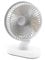 USB Desk Fan, Auto Oscillating Table Fan Silent, Portable Rechargeable Fan 4000mAh, 4 Speeds, Strong Airflow, 6.5 Inch Small Desktop Fans Cooling Quiet for Home Kitchen Bedroom Office Outdoor Travel