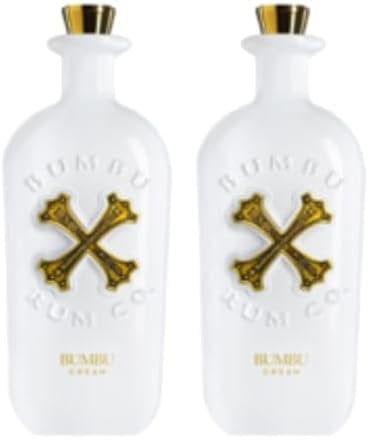 BUMBU Cream Liqueur de Rhum – 15%, 70cl (Lot de 2)