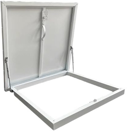 GLFNB Cupola lucernario per Tetto, Copertura boccaporto di Manutenzione, Sportello di Accesso al Tetto, Porta di Manutenzione in Metallo, Lucernario con sgorbia di bloccaggio e Maniglia per Il TET