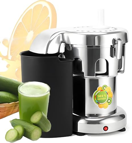 Commercial Juice Extractor, 370W/550W Heavy Duty Juicer Machine with Filter, Stainless Steel Juice Press Machine, 80-100 kg/hr /100-120kg/hr Juice Amount,B2000
