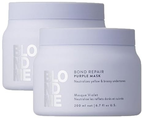 Schwarzkopf DOUBLE BlondMe Bond Repair Purple Mask 200ml