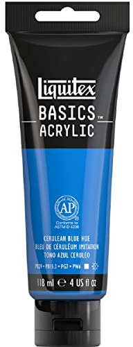 Liquitex Acrylique Basics Tube, Bleu De Ceruleum Imitation, 118ml