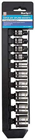Blue Spot 01543 10 Piece 1/4 & 3/8 Torx Sockets