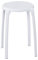 RIDDER Assistent A1050101 Bad-Hocker rund, Rundhocker, Hocker, Eco, weiß