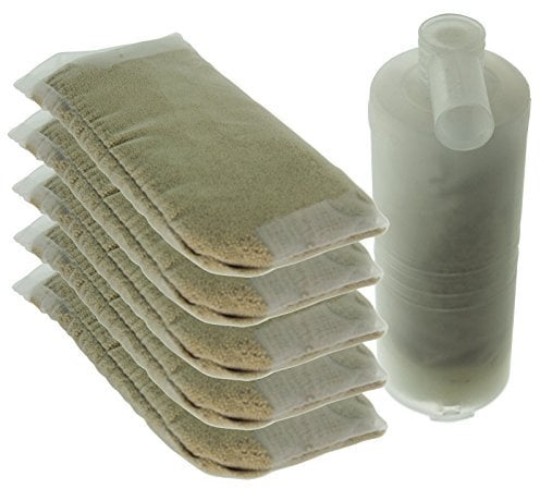 Spares2go Anti Limescale Refill Filters for Morphy Richards 42248 42254 42256 Steam Generator Iron (6 Filter Refills + Cartridge)