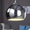 CAGÜ - DESIGN RETRO LOUNGE HÄNGELAMPE HÄNGELEUCHTE [GLOBUS I] CHROM 30cm Ø