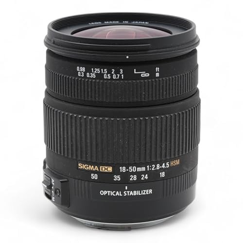 Sigma 18-50 mm F2.8-4.5 DC OS HSM-Objektiv (67 mm Filtergewinde) für Canon Objektivbajonett