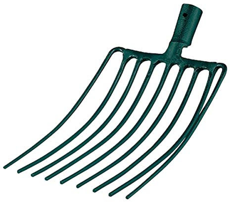 LEBORGNE - FOURCHE A CAILLOUX DOUILLE 9 DENTS MANCHE BOIS CERTIFIE PEFC 100% - 424351