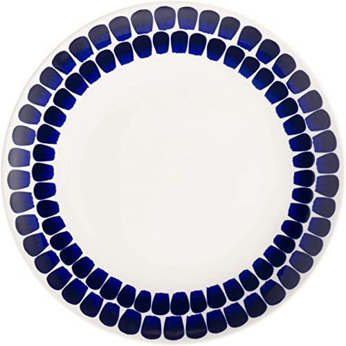 Arabia Iittala Tuokio Teller 26cm Porzellan Speiseteller, Bianco/Blu