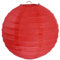 Santex Laternen 30 cm 2 Stück rot - Papierlaternen Lampions Ballon Papierlampion Windlichter - 4313