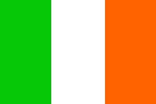 U24 Aufkleber Irland Flagge Fahne 12 x 8 cm Autoaufkleber Sticker