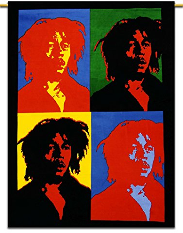 Bob Marley Indian Hanging Cotton Wandteppiche Poster Größe Mehrfarben Wirf 42 X 30 Zoll