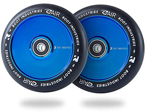 Root Air Unisex – Erwachsene Stunt-Scooter-Räder, Blue Ray, 120mm