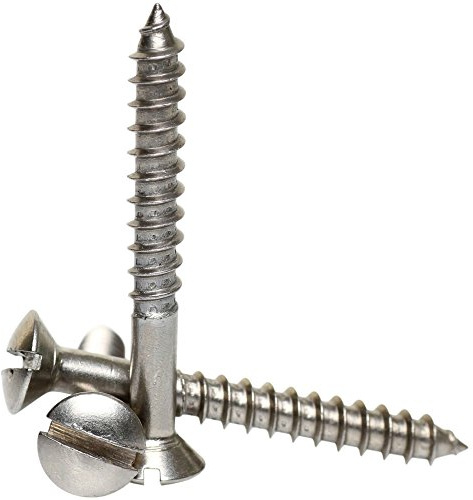 A2 Edelstahl Schlitz Linsensenkkopf Senkkopf Holzschrauben DIN 95 4 X 25/Nr. 20,3 x 2,5 cm