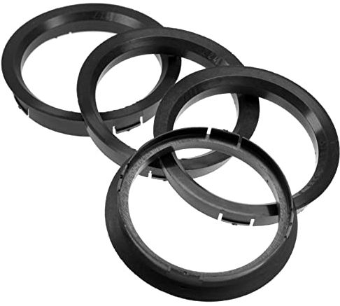 4X Zentrierringe 76,0 x 66,6 mm schwarz Felgen Ringe Made in Germany