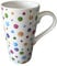 Spots Latte Mug Large Ceramic Latte Mug 3/4pt Capacity