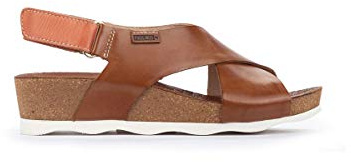 Pikolinos Leather Flat Sandals Mahon W9E