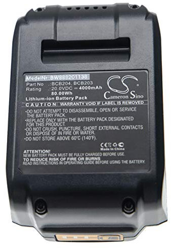 vhbw Battery compatible with Bostitch 16 GA Straight Finish Nailer Kit, 18 GA Brad Nailer Kit Electric Power Tools (4000mAh Li-Ion 20V)