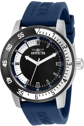 Invicta Reloj analógico para Hombre. de Cuarzo con Correa en Silicona 34013