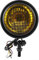 OUKENS Motorrad-Scheinwerfer, hohe Helligkeit Universal-Motorrad-Scheinwerfer 35W Retro-Motorrad-Scheinwerfer-Grill-Linsen-Abdeckung 1750lm(Gelb)