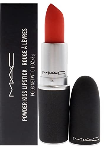 MAC Powder Kiss Lipstick - 303 Style Shocked Lipstick Women 0,1 oz