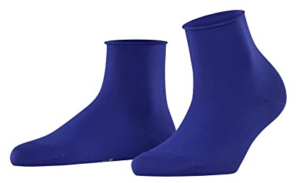 FALKE Damen Cotton Touch Socken atmungsaktive nachhaltige Baumwolle elegant fein verstärkt halbhoch flache Naht für druckfreie Fußspitze intensive Farben hochwertig 1 Paar
