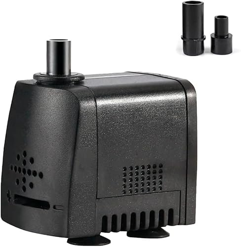 Bomba de Agua para Acuario, Pecera, Estanque o Fuentes, Regulador de Potencia, Bajo Consumo (8, Vatios)