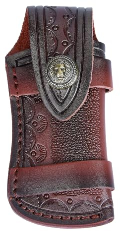 ARCADORA 4.7'' Knife Sheath, Tactical Sleeve Holster Folding Blade w/Snap for Folding Knife
