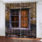 Kinder Vorhänge Schlafzimmer Retro-Fenster Schiebegardinen Blickdichter Vorhang Mit Ösen Verdunkelungsgardine, Vorhänge 3D Wohnzimmer Bedroom Children's Room 2 X
