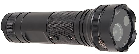 Caméra d'action de Vélo, Lampe Torche étanche 5 Modes avec Boussole, Caméra d'action avec Batterie 2600 MAh, pour Sports de Plein Air, Camping, Cyclisme en Plein Air