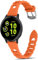 MaEiol 20mm Silicone Bracelet pour Garmin Forerunner 570 42mm /Forerunner 165/165 Music/Garmin Approach S50/S44 / Vivoactive 6/5 / Venu Sq 2, Respirant Sport Bracelets pour Femmes Hommes - Orange