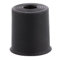 WAGNER Bodentürstopper/Wandtürstopper VULKANO MEDIUM - Durchmesser Ø 35 x 35 mm, Puffer aus hochwertigem Vollgummi, schwarz, zum Schrauben - Made in DE - 15524321