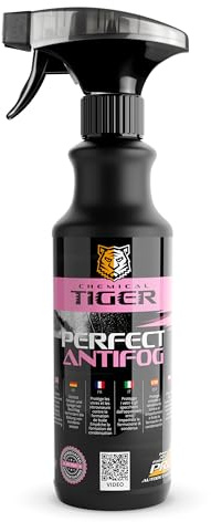 CHEMICAL TIGER - Anti Fog Spray for Glasses, Car Windshield - Car Fogger for Windows, Rearview and Side Mirrors - Mirror Cleaner, Clear Visibility and Protection - PERFECT Antifog 500ml