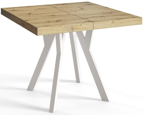 Esstisch Ausziehbar Rico 120-220cm, Artisan, Holzbeine, Modernes Design