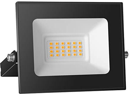 Royana 12V 20W LED Strahler Außen: IP65 Wasserdicht Warmweiß LED Fluter Flutlicht für Garten,Garage, Hotel, Sportplatz