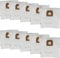 DL SERVICE 10 Sacchetti per Aspirapolvere Miele MONDIA 1200 - S143, S163, Sacchetti di Ricambio in microfibra resistente adatti a Miele Mondia 1200