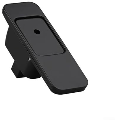 Holztür-Eingangstür, verdeckter Riegel, Doppeltür, leiser Riegel, Zinklegierung, für Zuhause, Küche, Schrank, Schranktür, Schrank (schwarz)