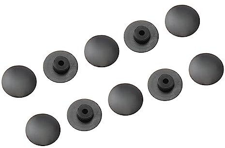 Ldabrye 10 Stück Schwarze Gummi Headset Schraubenabdeckung Fahrrad Gummi Vorbau Oberseite Abdeckung Headset Kappe Staubdicht Fahrradteile